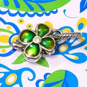 BRIGHTON RETIRED CLOVER CHARM        " LUCKY " NWOT